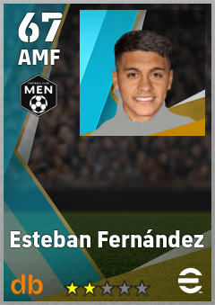 Esteban Fernández — AMF, OVR 67, MAX 67