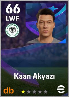 Kaan Akyazı — LWF, OVR 66, MAX 66