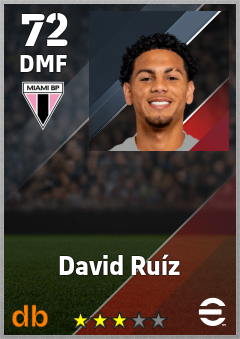 David Ruíz eFootball player card