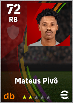 Mateus Pivô — RB, OVR 72, MAX 72
