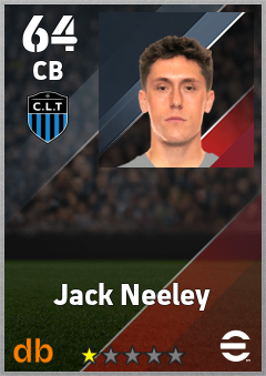 Jack Neeley — CB, OVR 64, MAX 64