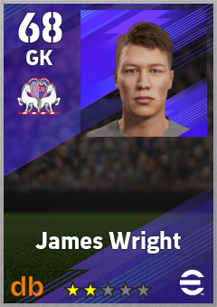 James Wright eFootball player card