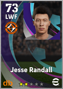 Jesse Randall — LWF, OVR 73, MAX 73