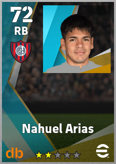 Nahuel Arias eFootball player card