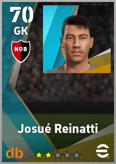 Josué Reinatti — GK, OVR 70, MAX 70