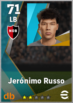 Jerónimo Russo — LB, OVR 71, MAX 71