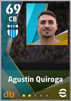 Agustin Quiroga — CB, OVR 69, MAX 69
