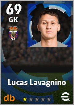 Lucas Lavagnino — GK, OVR 69, MAX 69