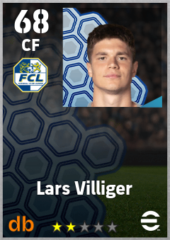 Lars Villiger — CF, OVR 68, MAX 68