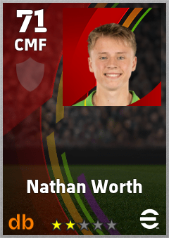 Nathan Worth eFootball player card