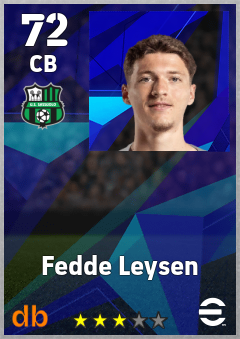 Fedde Leysen eFootball player card