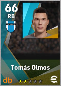 Tomás Olmos — RB, OVR 66, MAX 66