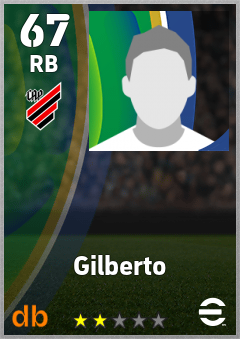 Gilberto — RB, OVR 67, MAX 67
