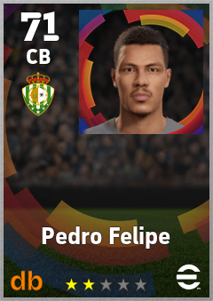 Pedro Felipe — CB, OVR 71, MAX 71