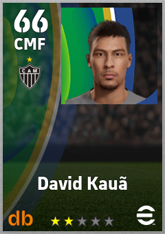 David Kauã — CMF, OVR 66, MAX 66
