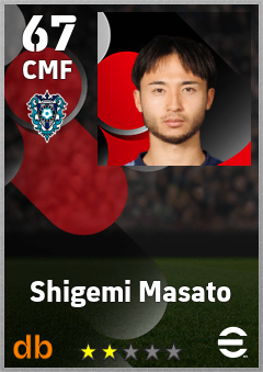 Shigemi Masato eFootball player card