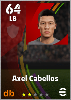 Axel Cabellos eFootball player card