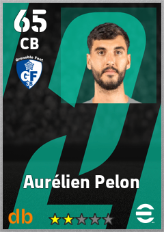 Aurélien Pelon — CB, OVR 65, MAX 65