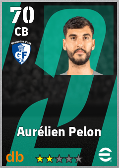 Aurélien Pelon — CB, OVR 70, MAX 70