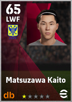 Matsuzawa Kaito — LWF, OVR 65, MAX 65