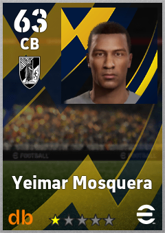 Yeimar Mosquera — CB, OVR 63, MAX 63