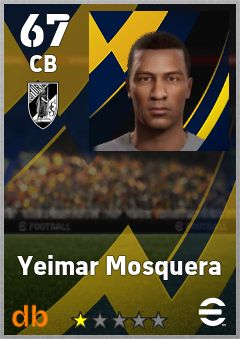 Yeimar Mosquera — CB, OVR 67, MAX 67
