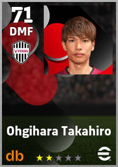 Ohgihara Takahiro eFootball player card