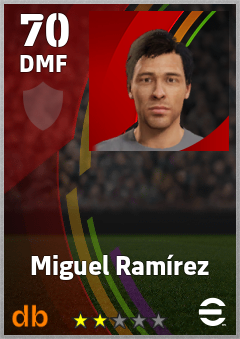 Miguel Ramírez — DMF, OVR 70, MAX 70