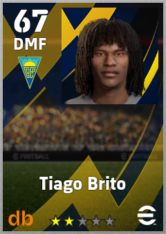 Tiago Brito — DMF, OVR 67, MAX 67