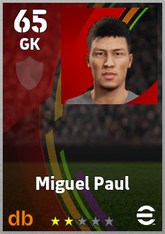 Miguel Paul eFootball player card