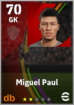 Miguel Paul eFootball player card