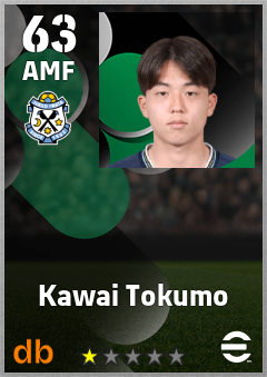 Kawai Tokumo — AMF, OVR 63, MAX 63