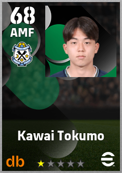 Kawai Tokumo — AMF, OVR 68, MAX 68