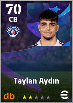 Taylan Aydın — CB, OVR 70, MAX 70