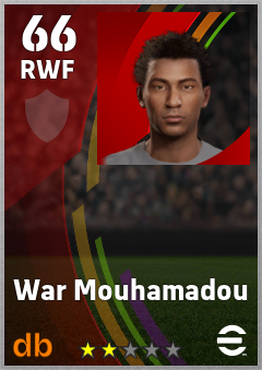 War Mouhamadou eFootball player card