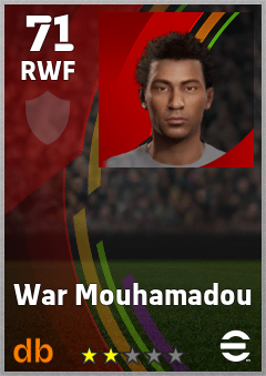 War Mouhamadou eFootball player card