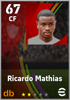 Ricardo Mathias eFootball player card