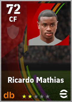 Ricardo Mathias eFootball player card