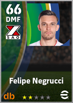 Felipe Negrucci — DMF, OVR 66, MAX 66