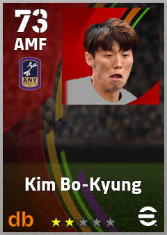 Kim Bo-Kyung — AMF, OVR 73, MAX 73