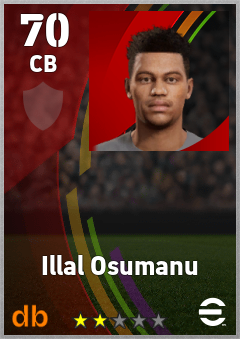 Illal Osumanu eFootball player card