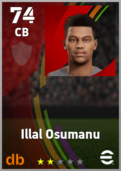 Illal Osumanu eFootball player card