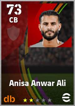 Anisa Anwar Ali eFootball player card