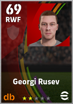 Georgi Rusev — RWF, OVR 69, MAX 69