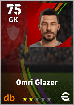 Omri Glazer — GK, OVR 75, MAX 75
