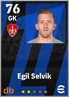 Egil Selvik — GK, OVR 76, MAX 76