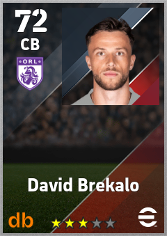 David Brekalo — CB, OVR 72, MAX 72