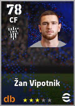 Žan Vipotnik — CF, OVR 78, MAX 78