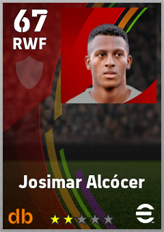Josimar Alcócer eFootball player card