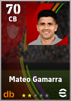 Mateo Gamarra eFootball player card